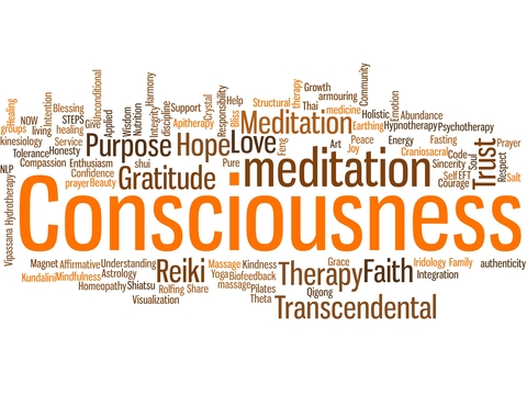 consciousness word cloud